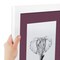 ArtToFrames Collage Photo Picture Frame with 3 - 8.5x11 inch Openings, Framed in White with Over 62 Mat Color Options and Plexi Glass (CSM-3966-28)